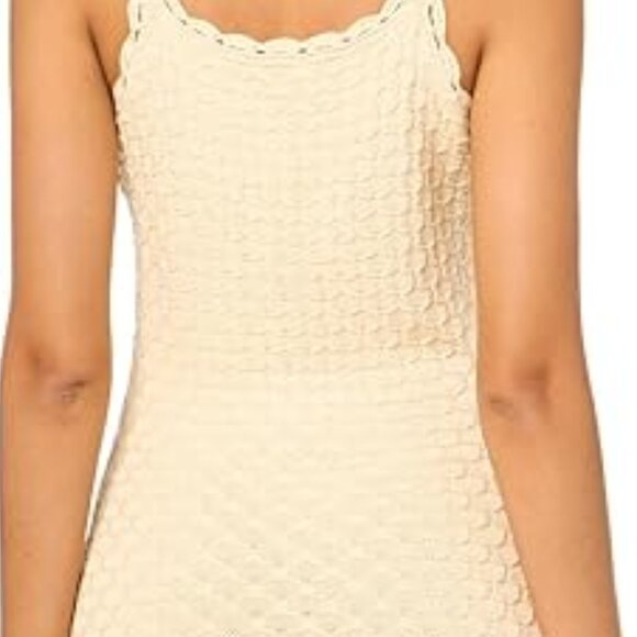PAIGE  faustine crochet dress in Ecru Size M New With Tags $279 - Picture 8 of 9